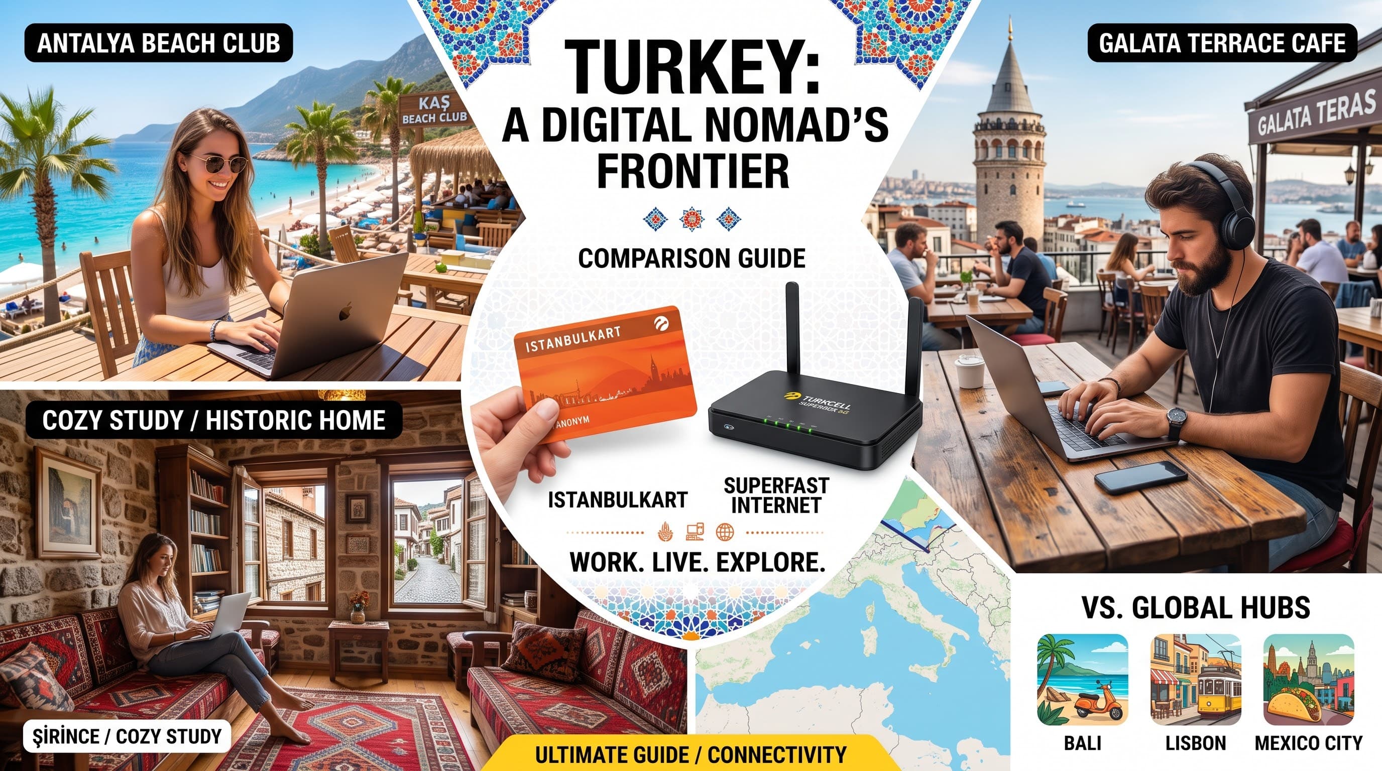 Turkey vs. Other Digital Nomad Hubs: How It Actually Compares