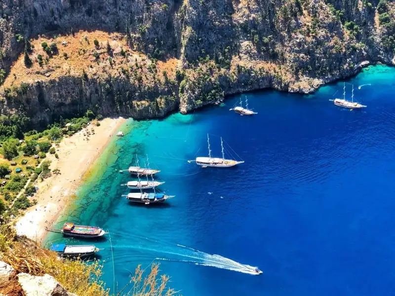 Oludeniz: Butterfly Valley Boat Trip with Buffet Lunch