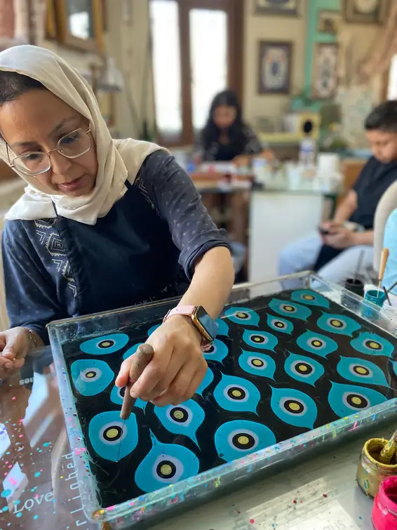 Turkish Marbling Paper Ebru Art Workshop 5