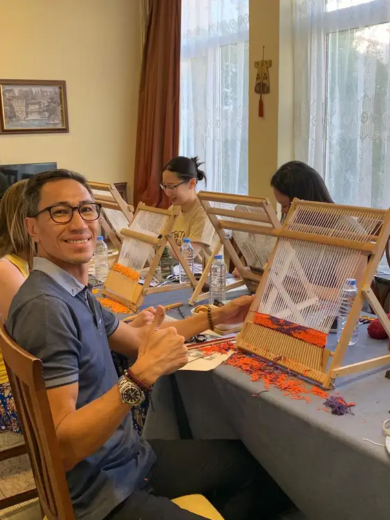 Istanbul: Turkish Carpet/Rug Weaving Workshop with Artisan 1