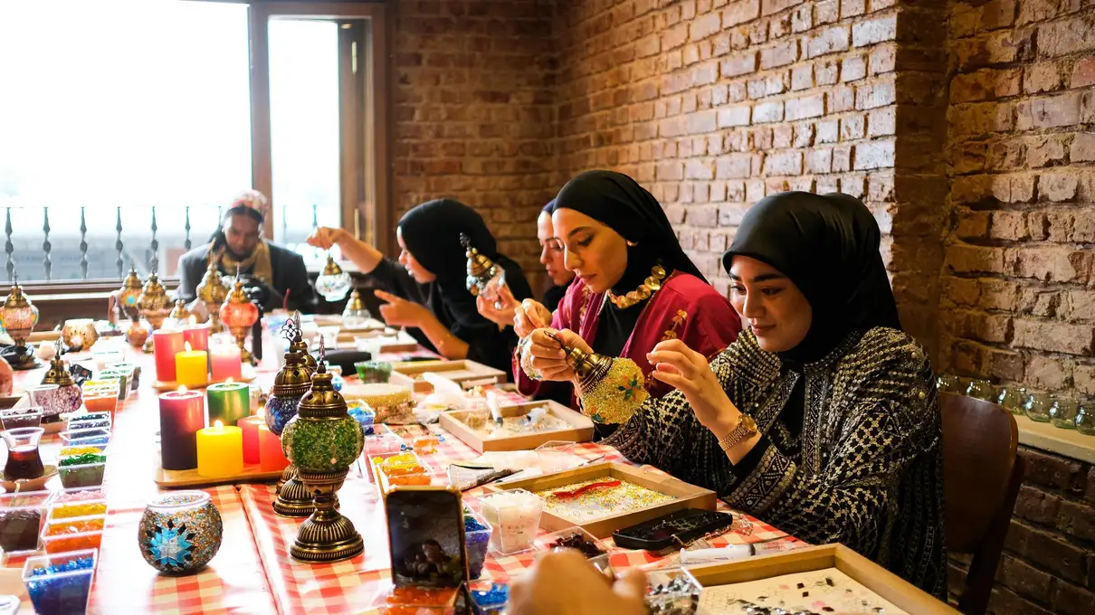 Istanbul: Mosaic Lamp Workshop in 400 Year Old Ottoman Inn 4