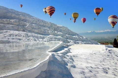 Pamukkale Hot Air Balloon Hierapolis View 1