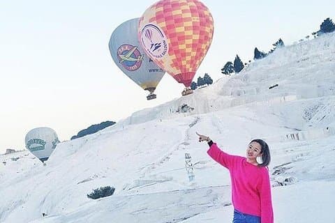 Pamukkale Hot Air Balloon Hierapolis View 2