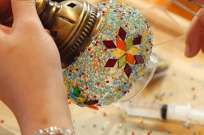 Istanbul Turkish Mosaic Lamp Workshop 2