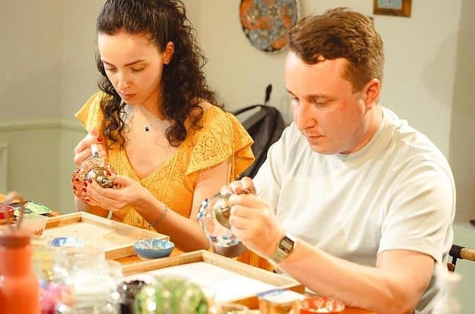 Istanbul Turkish Mosaic Lamp Workshop 1